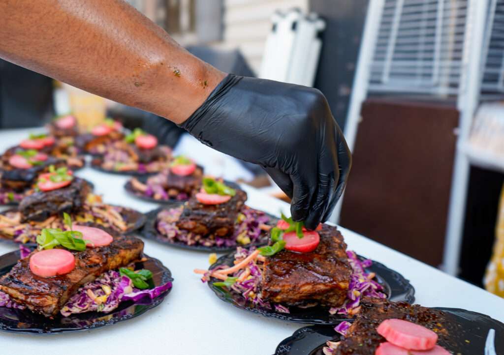 Smoked Ribs with Honey Chipotle Sauce